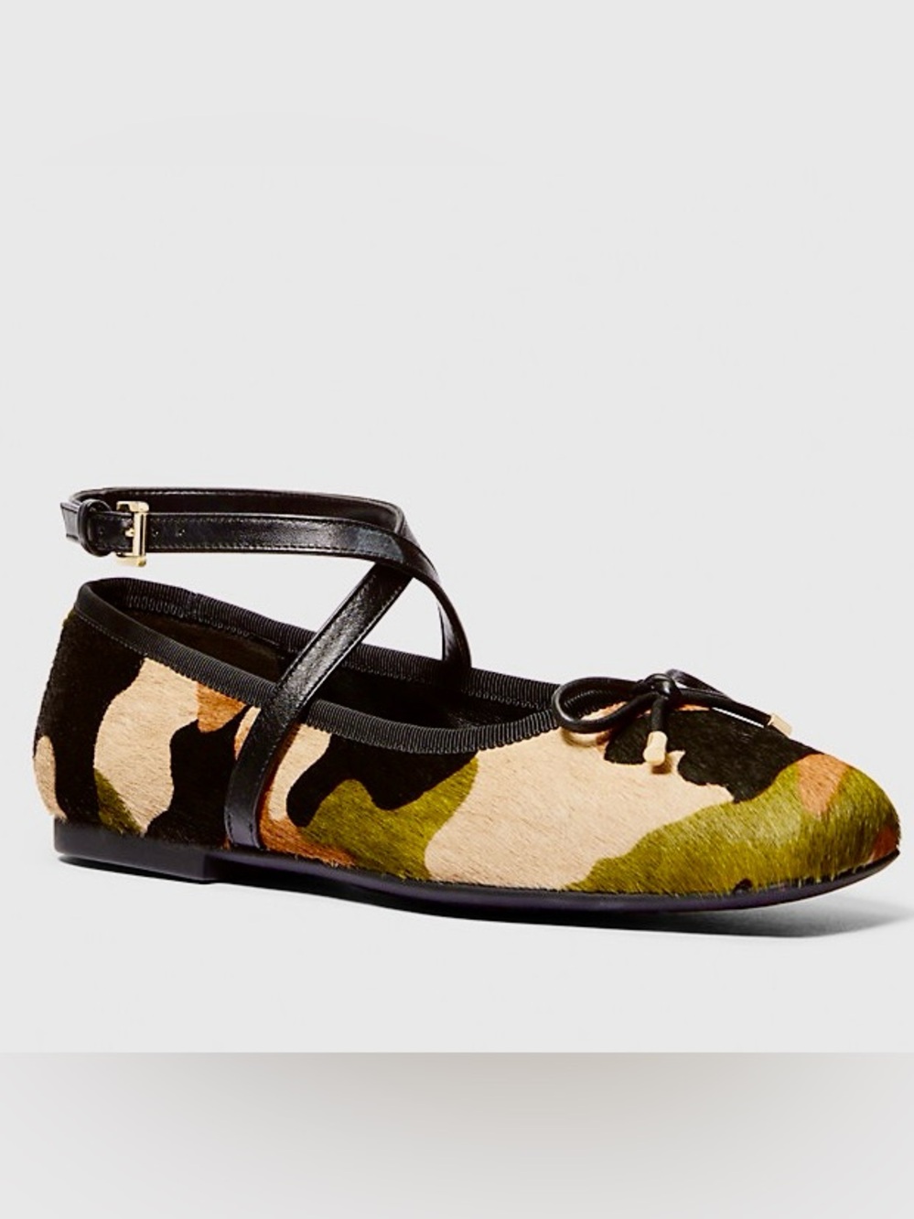 MICHAEL MK NIB Camouflage Ballet Flats - Picture 2 of 10